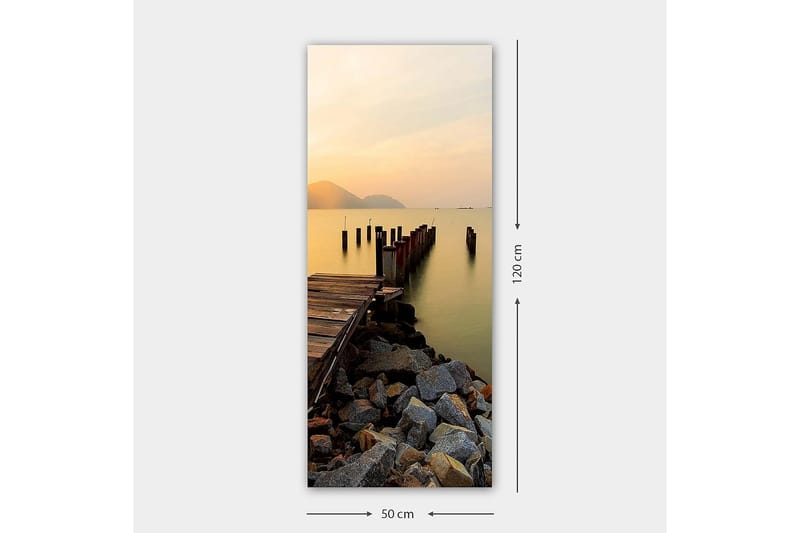 Canvasbilde DKY Landscape & Nature Flerfarget - 50x120 cm - Interiør - Maleri & posters - Lerretsbilder