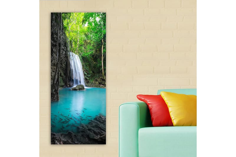 Canvasbilde DKY Landscape & Nature Flerfarget - 50x120 cm - Interiør - Maleri & posters - Lerretsbilder