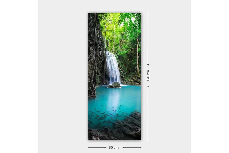 Canvasbilde DKY Landscape & Nature Flerfarget - 50x120 cm - Interiør - Maleri & posters - Lerretsbilder