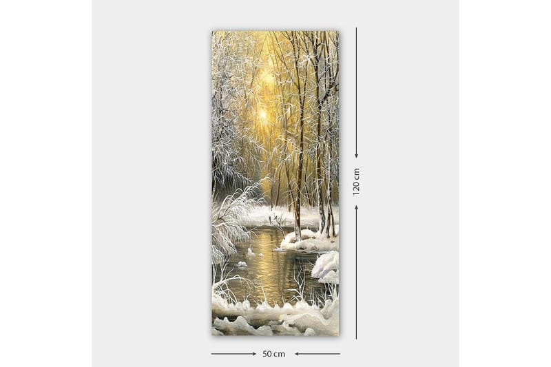Canvasbilde DKY Landscape & Nature Flerfarget - 50x120 cm - Interiør - Maleri & posters - Lerretsbilder
