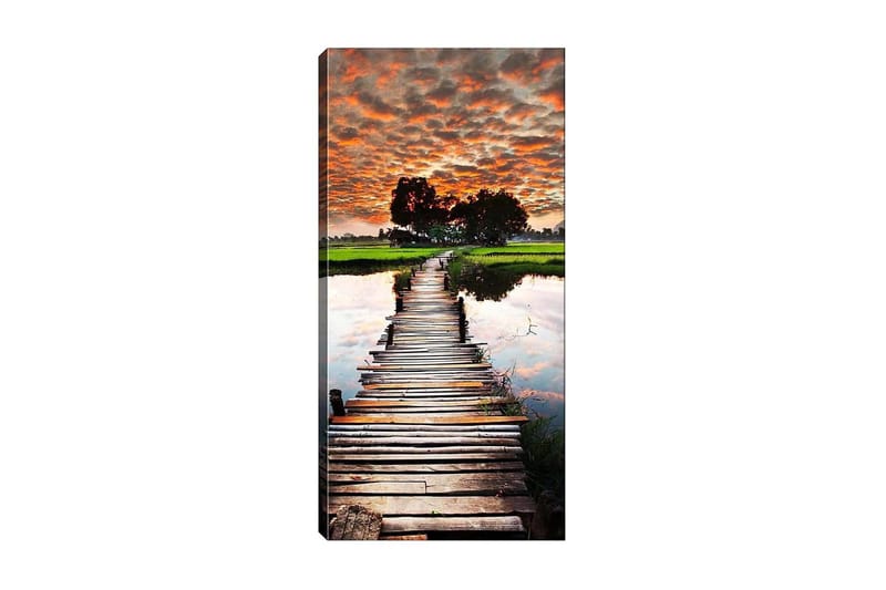 Canvasbilde DKY Landscape & Nature Flerfarget - 50x120 cm - Interiør - Maleri & posters - Lerretsbilder