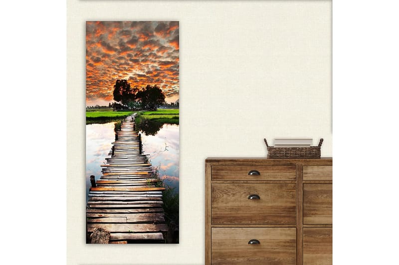 Canvasbilde DKY Landscape & Nature Flerfarget - 50x120 cm - Interiør - Maleri & posters - Lerretsbilder