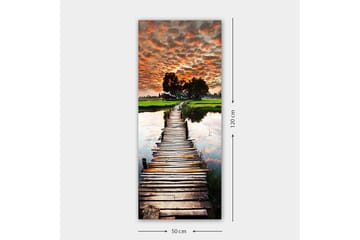 Canvasbilde DKY Landscape & Nature Flerfarget - 50x120 cm - Interiør - Maleri & posters - Lerretsbilder