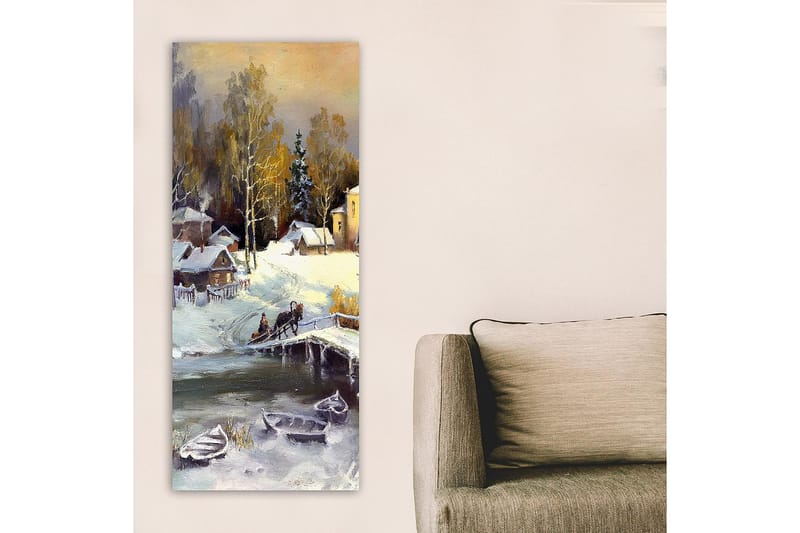 Canvasbilde DKY Landscape & Nature Flerfarget - 50x120 cm - Interiør - Maleri & posters - Lerretsbilder