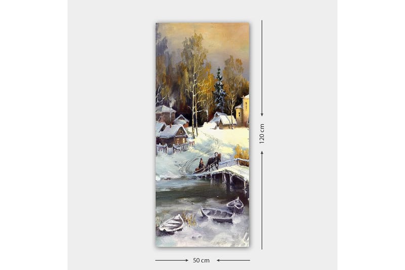 Canvasbilde DKY Landscape & Nature Flerfarget - 50x120 cm - Interiør - Maleri & posters - Lerretsbilder