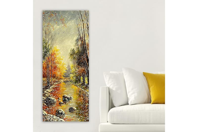 Canvasbilde DKY Landscape & Nature Flerfarget - 50x120 cm - Interiør - Maleri & posters - Lerretsbilder