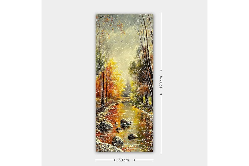 Canvasbilde DKY Landscape & Nature Flerfarget - 50x120 cm - Interiør - Maleri & posters - Lerretsbilder