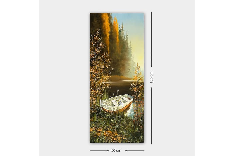 Canvasbilde DKY Landscape & Nature Flerfarget - 50x120 cm - Interiør - Maleri & posters - Lerretsbilder
