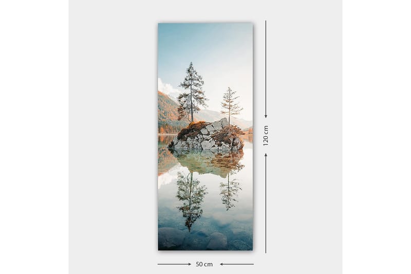 Canvasbilde DKY Landscape & Nature Flerfarget - 50x120 cm - Interiør - Maleri & posters - Lerretsbilder
