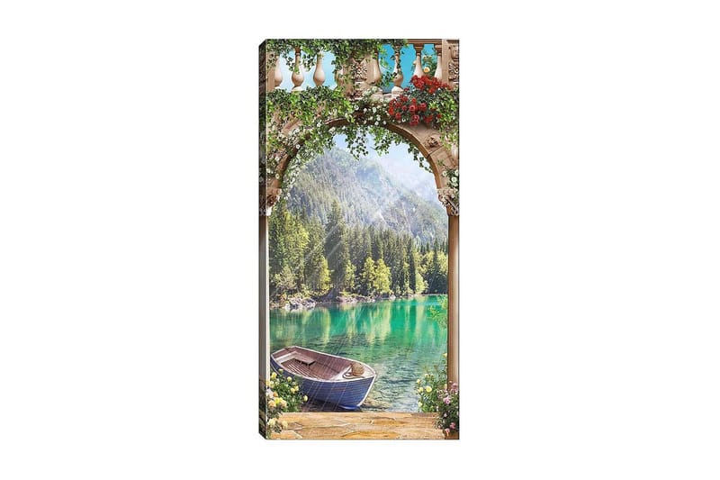 Canvasbilde DKY Landscape & Nature Flerfarget - 50x120 cm - Interiør - Maleri & posters - Lerretsbilder