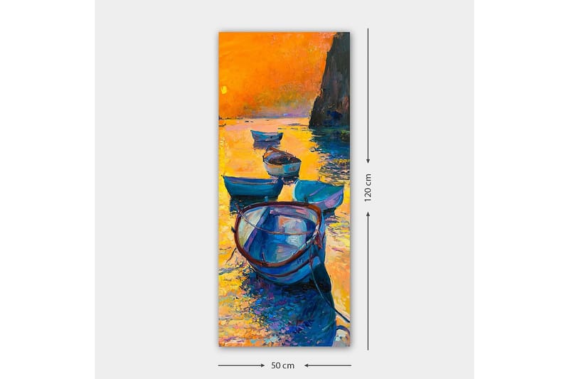Canvasbilde DKY Landscape & Nature Flerfarget - 50x120 cm - Interiør - Maleri & posters - Lerretsbilder