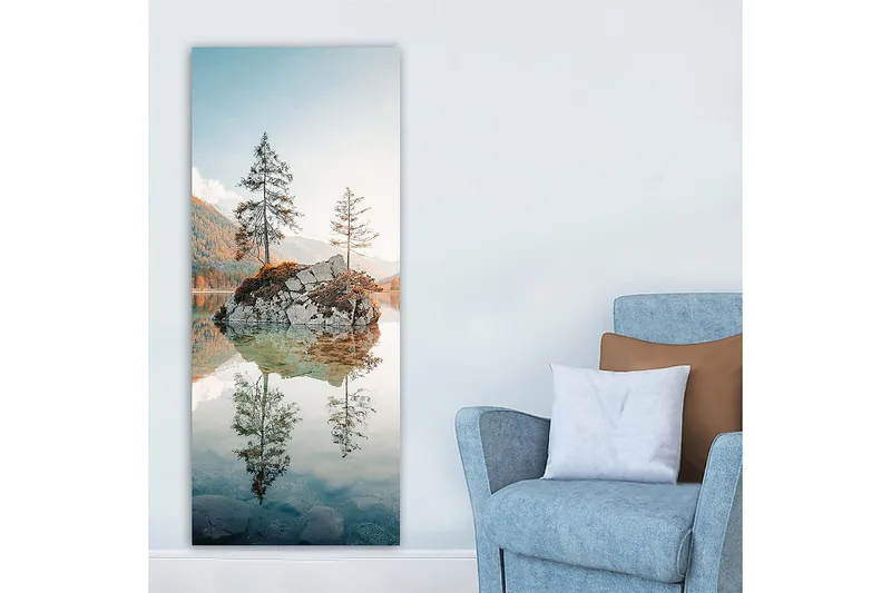 Canvasbilde DKY Landscape & Nature Flerfarget - 50x120 cm - Interiør - Maleri & posters - Lerretsbilder
