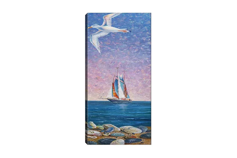 Canvasbilde DKY Landscape & Nature Flerfarget - 50x120 cm - Interiør - Maleri & posters - Lerretsbilder