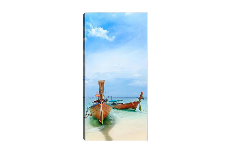 Canvasbilde DKY Nautical & Beach Flerfarget, 50x120 cm