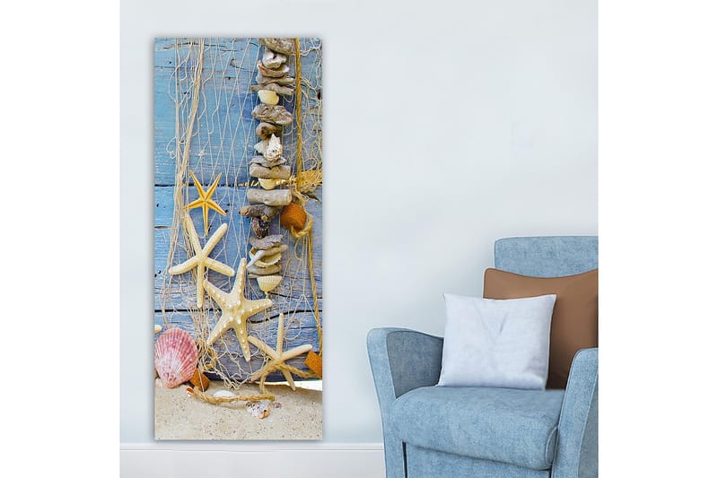 Canvasbilde DKY Nautical & Beach Flerfarget - 50x120 cm - Interiør - Maleri & posters - Lerretsbilder