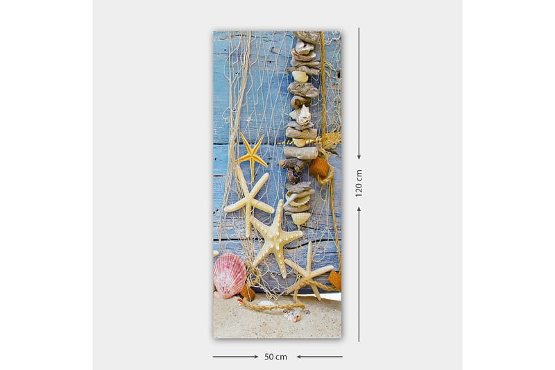 Canvasbilde DKY Nautical & Beach Flerfarget - 50x120 cm - Interiør - Maleri & posters - Lerretsbilder
