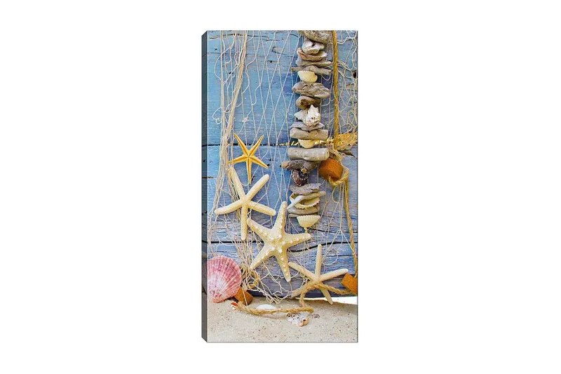 Canvasbilde DKY Nautical & Beach Flerfarget, 50x120 cm