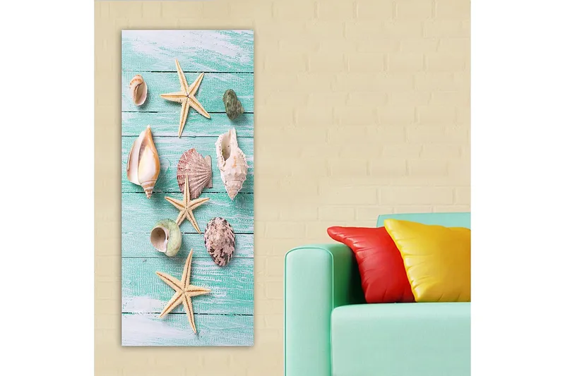Canvasbilde DKY Nautical & Beach Flerfarget - 50x120 cm - Interiør - Maleri & posters - Lerretsbilder