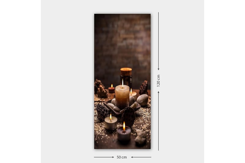 Canvasbilde DKY Object Flerfarget - 50x120 cm - Interiør - Maleri & posters - Lerretsbilder