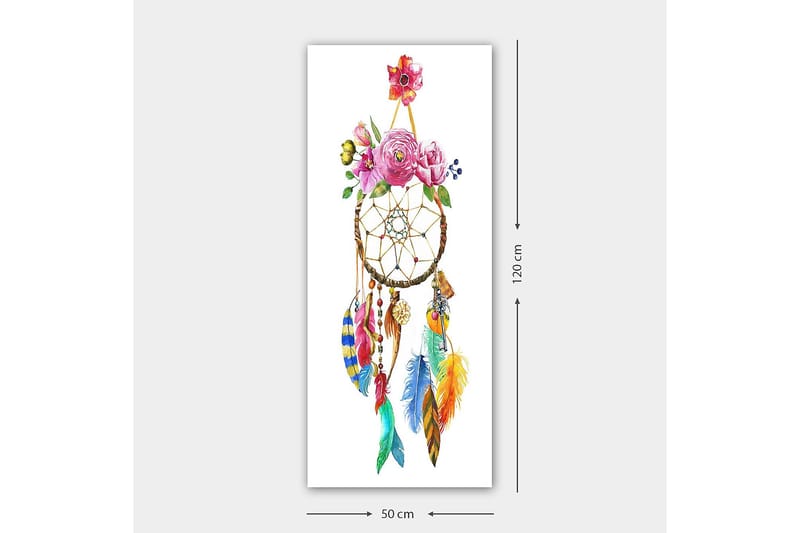 Canvasbilde DKY Object Flerfarget - 50x120 cm - Interiør - Maleri & posters - Lerretsbilder