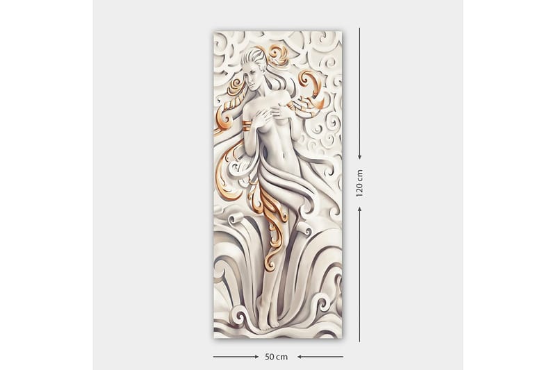 Canvasbilde DKY Spiritual Flerfarget - 50x120 cm - Interiør - Maleri & posters - Lerretsbilder