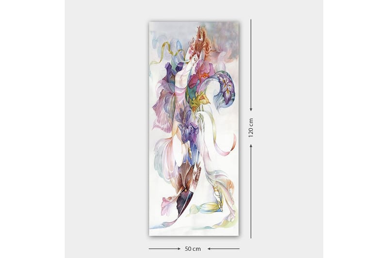 Canvasbilde DKY Spiritual Flerfarget - 50x120 cm - Interiør - Maleri & posters - Lerretsbilder
