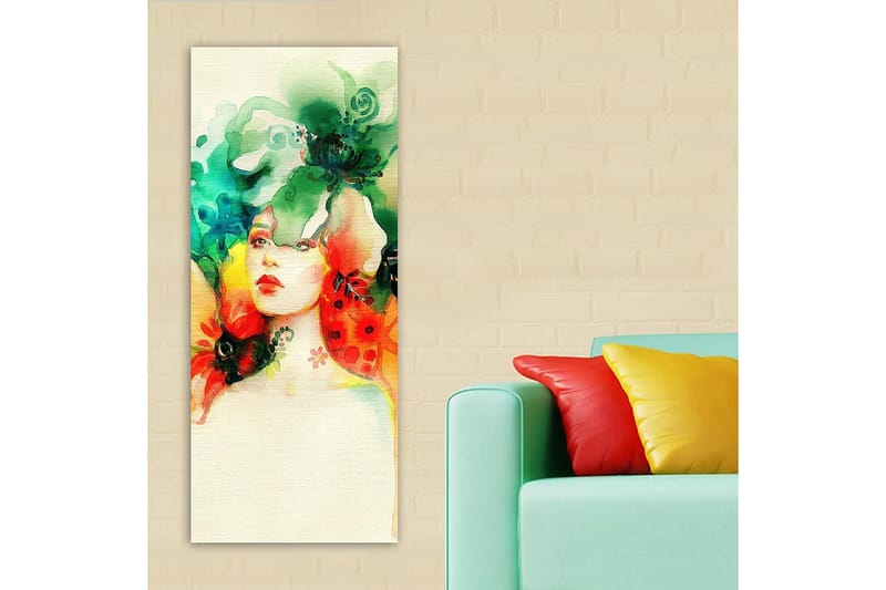 Canvasbilde DKY Spiritual Flerfarget - 50x120 cm - Interiør - Maleri & posters - Lerretsbilder