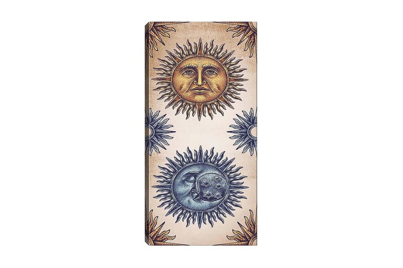Canvasbilde DKY Spiritual Flerfarget - 50x120 cm - Interiør - Maleri & posters - Lerretsbilder