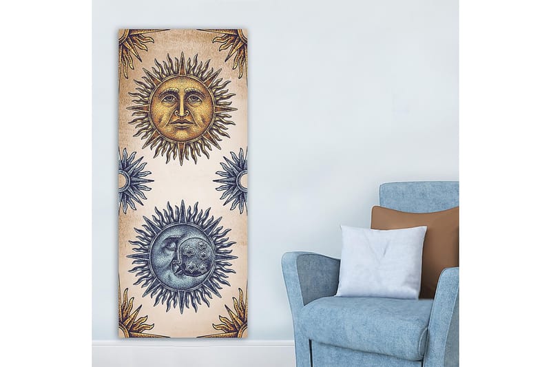 Canvasbilde DKY Spiritual Flerfarget - 50x120 cm - Interiør - Maleri & posters - Lerretsbilder