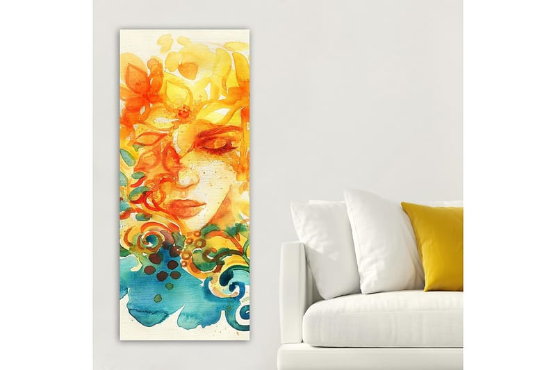 Canvasbilde DKY Spiritual Flerfarget - 50x120 cm - Interiør - Maleri & posters - Lerretsbilder