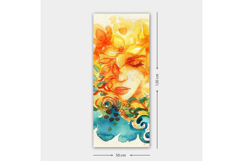 Canvasbilde DKY Spiritual Flerfarget - 50x120 cm - Interiør - Maleri & posters - Lerretsbilder