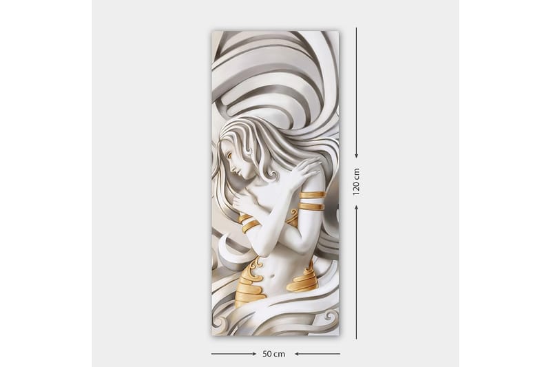 Canvasbilde DKY Spiritual Flerfarget - 50x120 cm - Interiør - Maleri & posters - Lerretsbilder