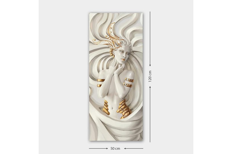 Canvasbilde DKY Spiritual Flerfarget - 50x120 cm - Interiør - Maleri & posters - Lerretsbilder