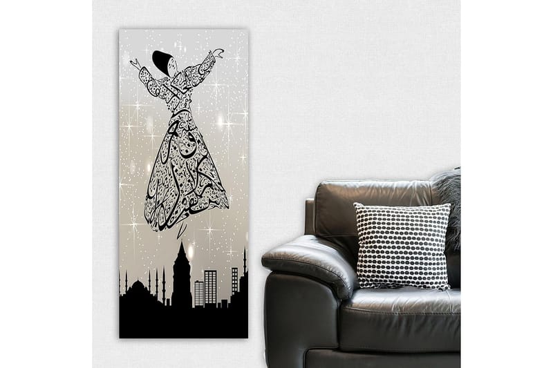 Canvasbilde DKY Spiritual Flerfarget - 50x120 cm - Interiør - Maleri & posters - Lerretsbilder