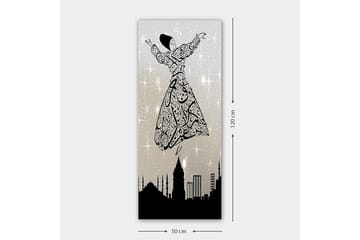 Canvasbilde DKY Spiritual Flerfarget - 50x120 cm - Interiør - Maleri & posters - Lerretsbilder
