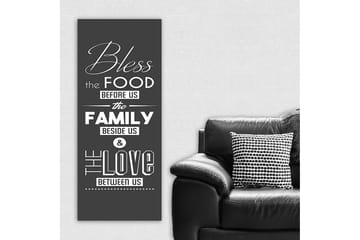 Canvasbilde DKY Text Flerfarget - 50x120 cm - Interiør - Maleri & posters - Lerretsbilder