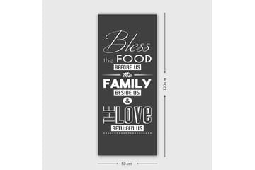 Canvasbilde DKY Text Flerfarget - 50x120 cm - Interiør - Maleri & posters - Lerretsbilder
