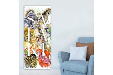 Canvasbilde DKY Text Flerfarget - 50x120 cm - Interiør - Maleri & posters - Lerretsbilder