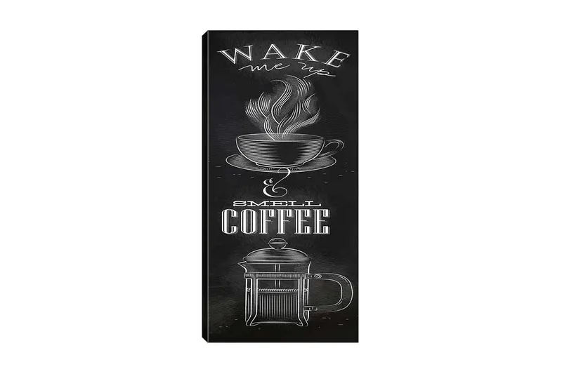 Canvasbilde DKY Text Flerfarget, 50x120 cm