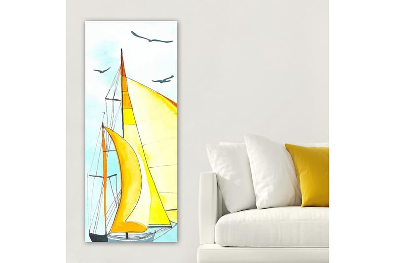 Canvasbilde DKY Transportation Flerfarget - 50x120 cm - Interiør - Maleri & posters - Lerretsbilder