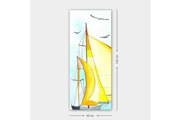 Canvasbilde DKY Transportation Flerfarget - 50x120 cm - Interiør - Maleri & posters - Lerretsbilder