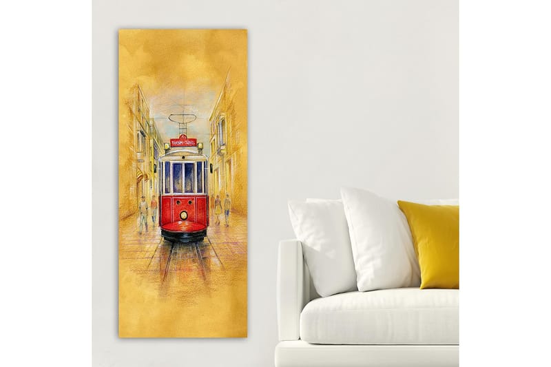 Canvasbilde DKY Transportation Flerfarget - 50x120 cm - Interiør - Maleri & posters - Lerretsbilder