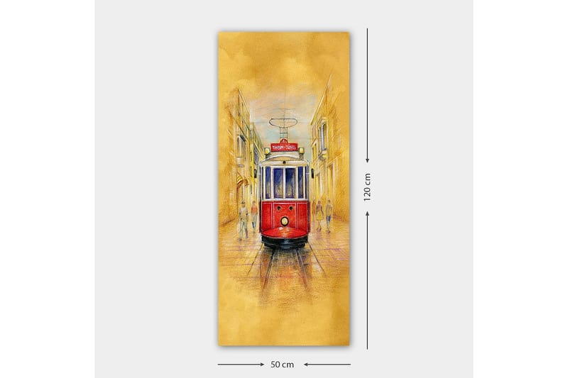 Canvasbilde DKY Transportation Flerfarget - 50x120 cm - Interiør - Maleri & posters - Lerretsbilder