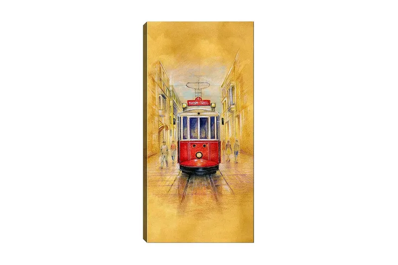 Canvasbilde DKY Transportation Flerfarget, 50x120 cm