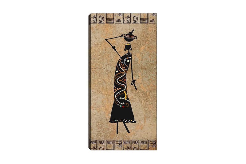 Canvasbilde DKY World Cultures Flerfarget - 50x120 cm - Interiør - Maleri & posters - Lerretsbilder