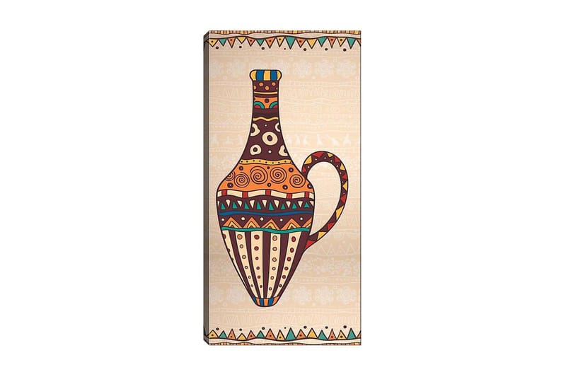 Canvasbilde DKY World Cultures Flerfarget - 50x120 cm - Interiør - Maleri & posters - Lerretsbilder