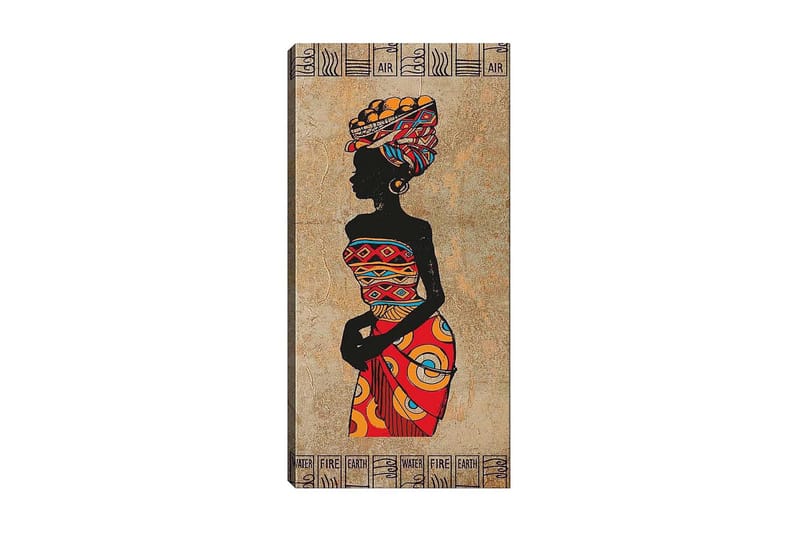 Canvasbilde DKY World Cultures Flerfarget - 50x120 cm - Interiør - Maleri & posters - Lerretsbilder