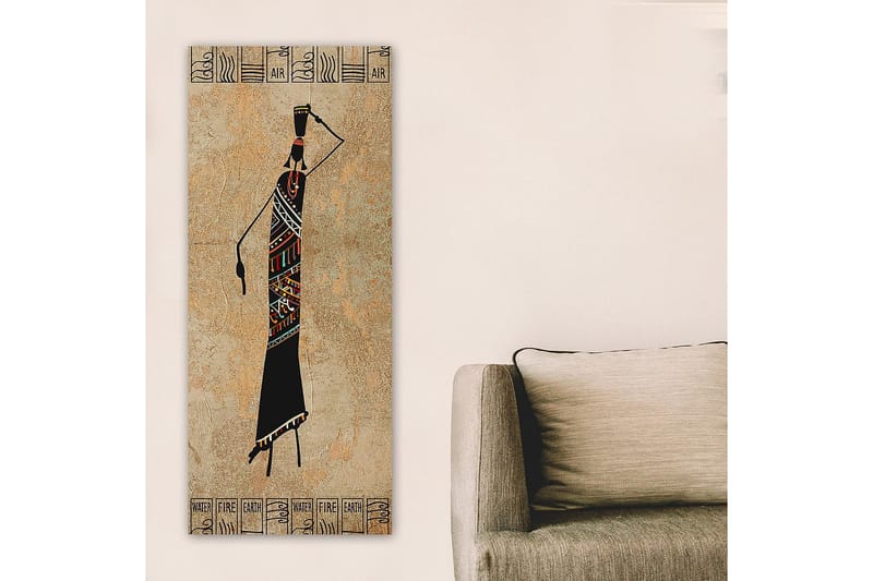Canvasbilde DKY World Cultures Flerfarget - 50x120 cm - Interiør - Maleri & posters - Lerretsbilder