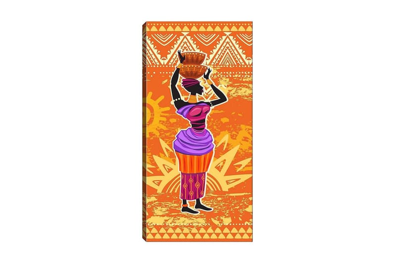 Canvasbilde DKY World Cultures Flerfarget - 50x120 cm - Interiør - Maleri & posters - Lerretsbilder