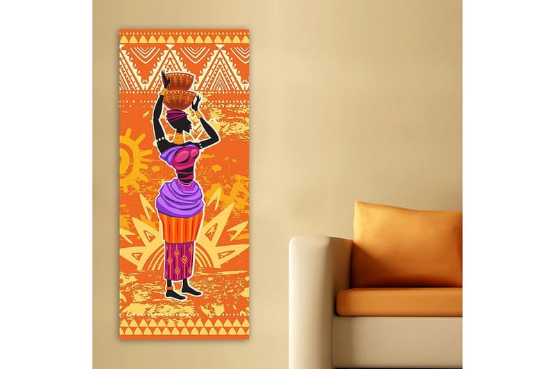Canvasbilde DKY World Cultures Flerfarget - 50x120 cm - Interiør - Maleri & posters - Lerretsbilder